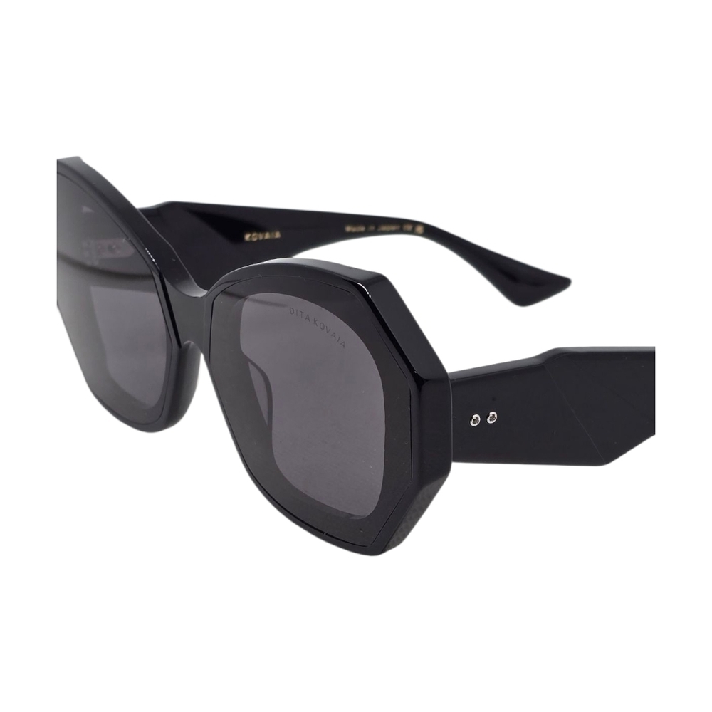 Dita Black Hexagonal Dita Sunglasses - image 1